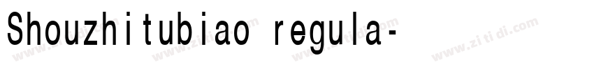 Shouzhitubiao regula字体转换 Shouzhitubiao regula字体转换